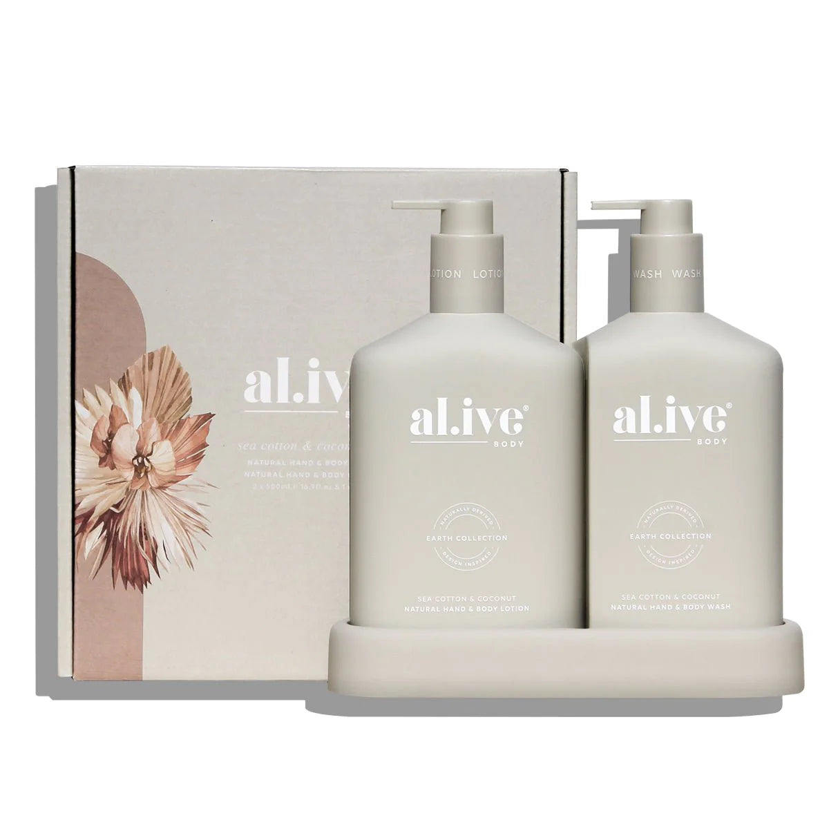 al.ive body - Wash &amp; Lotion Duo  Seacotton and Coconut