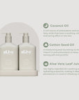 al.ive body - Wash & Lotion Duo  Seacotton and Coconut
