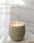 al.ive body - Blackcurrant and Caribbean Wood Soy Candle