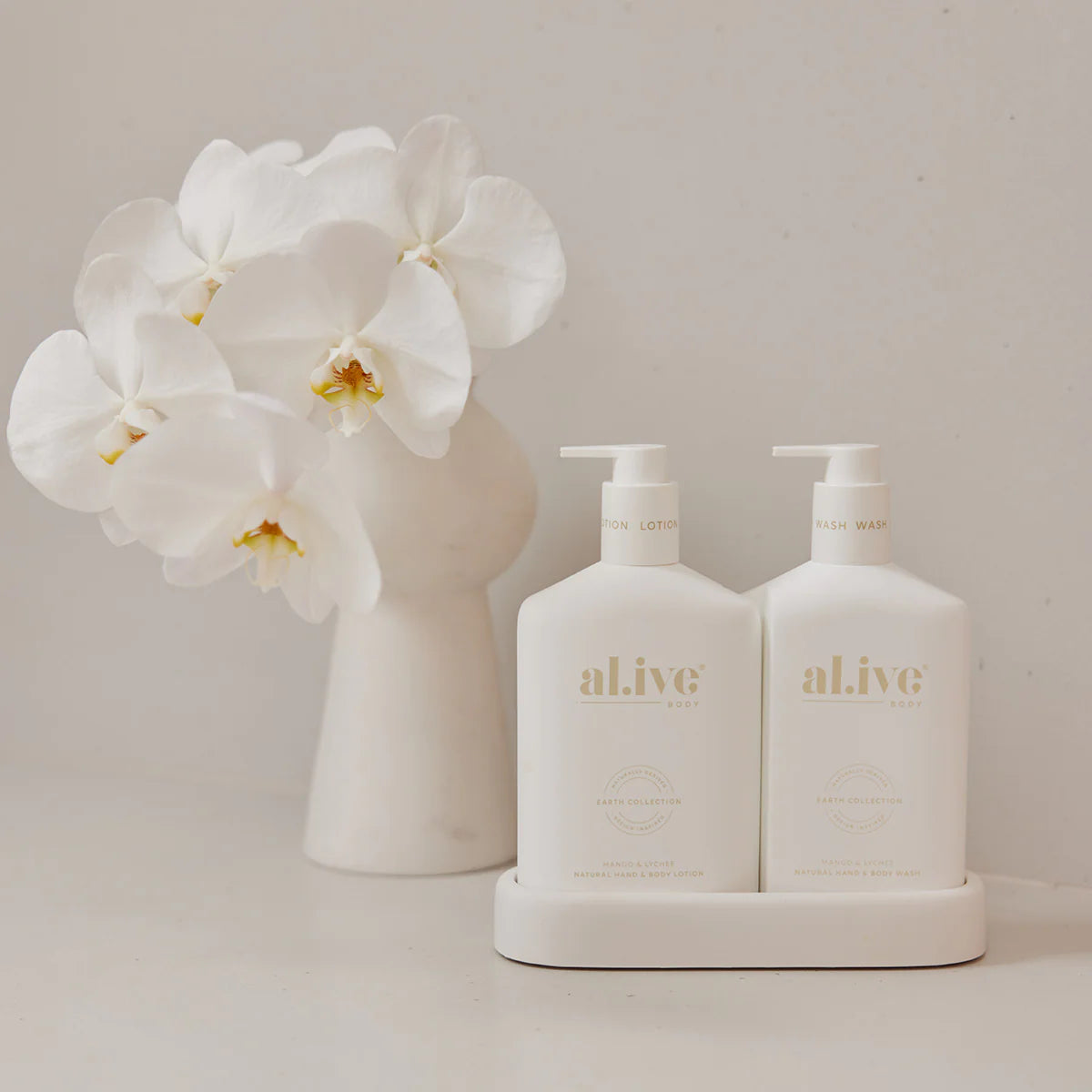al.ive body - Wash &amp; Lotion Duo Mango and Lychee